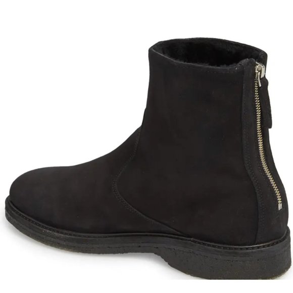 WANT LES Stevens Zip Boot with Genuine Shearling - Picture 2 of 9